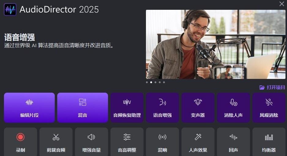 音频处理工具 CyberLink AudioDirector 2025 v15.0.4506.9 中文免费版-AIGC资源中心