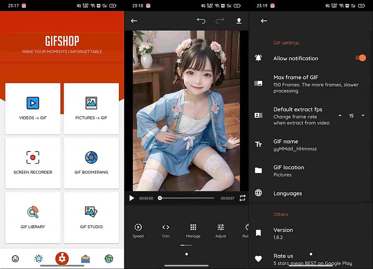 安卓视频转GIF动画制作工具GIFShop_1.8.2_安卓软件-AIGC资源中心