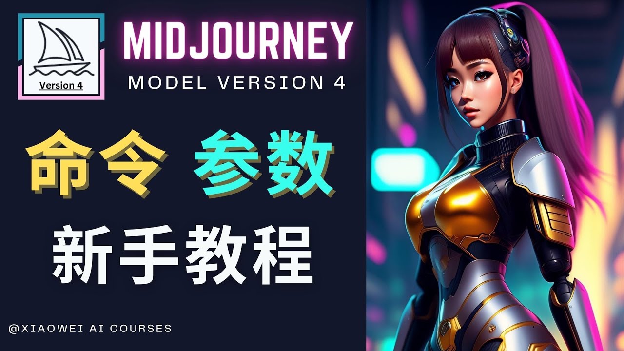 Midjourney新手教程，轻松创建顶级图像，命令参数-新手教程394期-AIGC资源中心