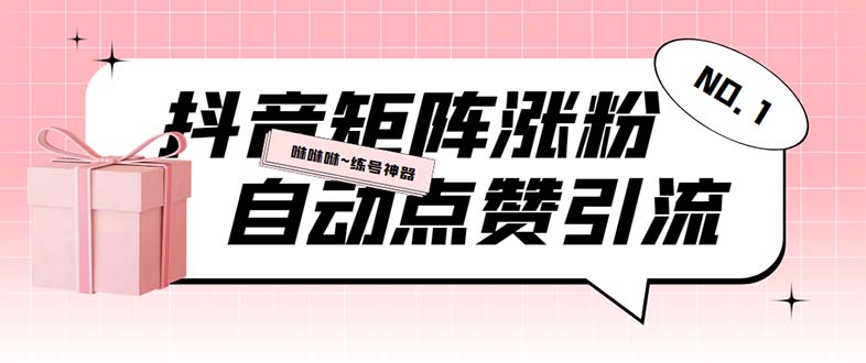 外面收费3988斗音矩阵涨粉挂机项目,自动化操作【软件+视频教程】-AIGC资源中心