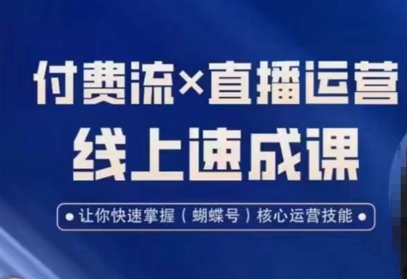 视频号付费流实操课程,付费流✖️直播运营速成课,让你快速掌握视频号核心运营技能-AIGC资源中心