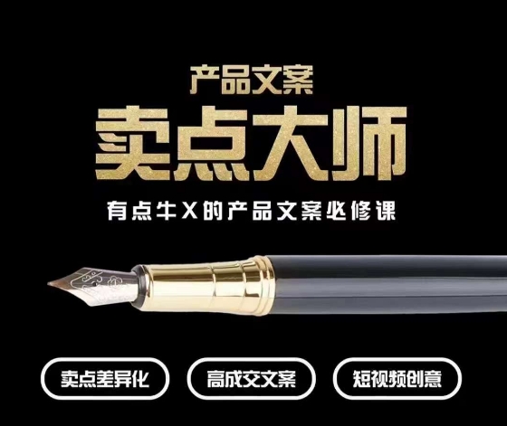 产品文案【卖点大师】高转化电商,有点牛X的产品文案必修课(“【卖点大师】高转化电商产品文案必修课提升产品竞争力与转化率的秘诀”)-AIGC资源中心