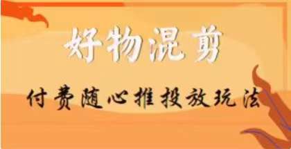 【万三】好物混剪付费随心推投放玩法,随心投放小课抖音教程(深入理解抖音”好物混剪付费随心推投放玩法”)-AIGC资源中心