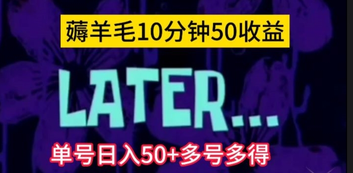 美团薅羊毛玩法,单号日入50+多号多得【仅揭秘】(揭秘美团薅羊毛玩法,单号日入50+多号多得)-AIGC资源中心