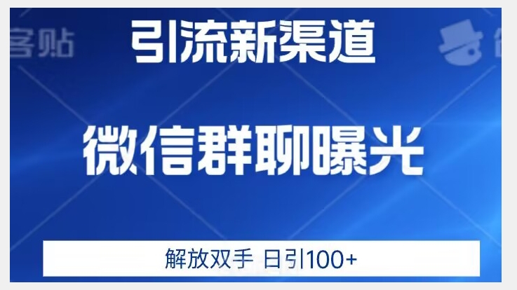 价值2980的全新微信引流技术,只有你想不到,没有做不到【揭秘】(揭秘全新微信引流技术巨大流量池中的蓝海市场)-AIGC资源中心