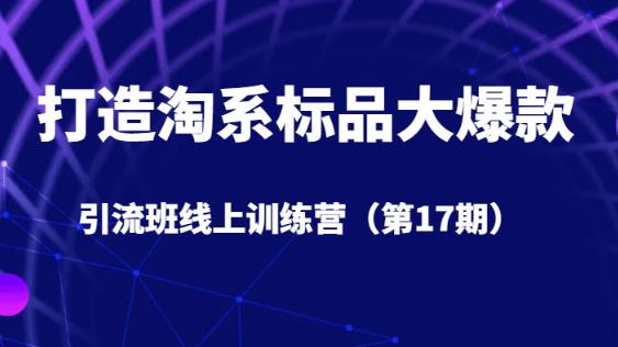 5天直播授课(深度解析淘系产品销售策略打造大爆款引流班线上训练营)-AIGC资源中心