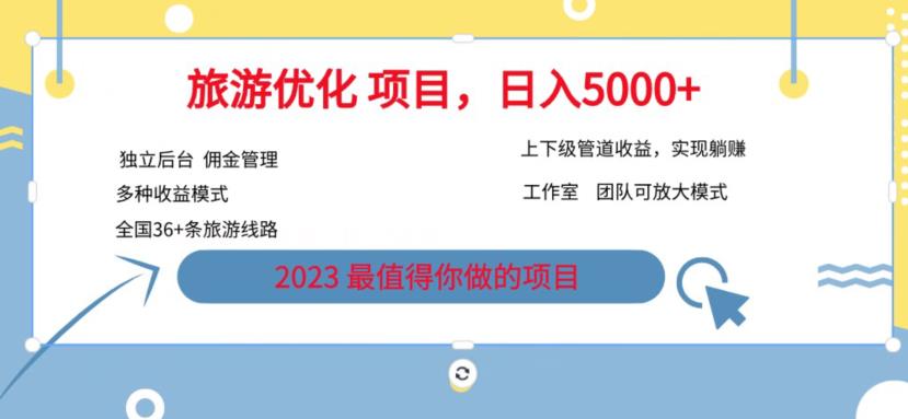 7.22旅游项目最新模式,独立后台+全国35+线路,日入5000+【揭秘】(揭秘7.22旅游项目最新模式及其收益模式)-AIGC资源中心