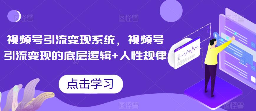 视频号引流变现系统,视频号引流变现的底层逻辑+人性规律(视频号引流变现系统掌握底层逻辑与实操技巧,助力短视频营销成功)-AIGC资源中心