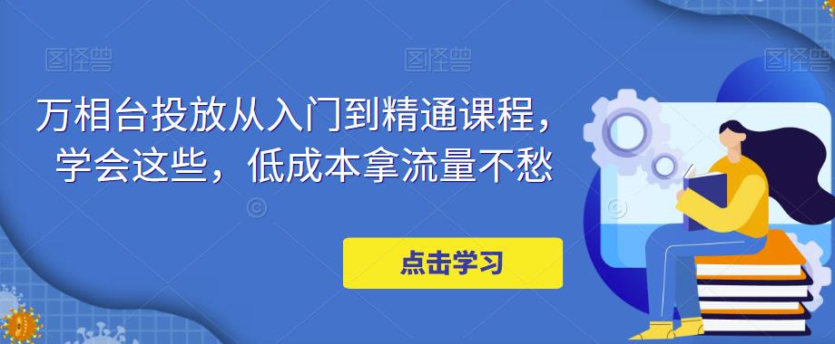 万相台投放从入门到精通课程,学会这些,低成本拿流量不愁(掌握万相台投放技巧,实现低成本流量获取)-AIGC资源中心