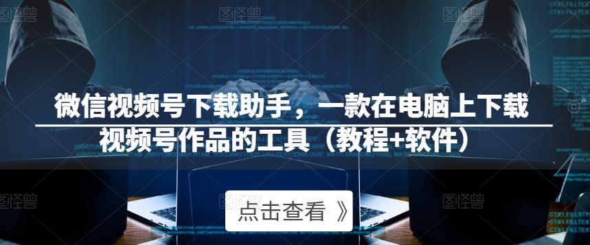 微信视频号下载助手,一款在电脑上下载视频号作品的工具（教程+软件）(mp1316期-微信视频号下载助手,轻松下载视频号作品)-AIGC资源中心