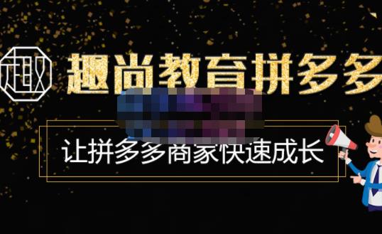 趣尚教育·拼多多运营实操VIP特训营,让拼多多商家快速成长-价值3180元(趣尚教育拼多多运营实操VIP特训营一站式解决商家学习需求)-AIGC资源中心