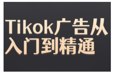 TiktokAds实操教程,Tiktok广告从入门到精通-AIGC资源中心